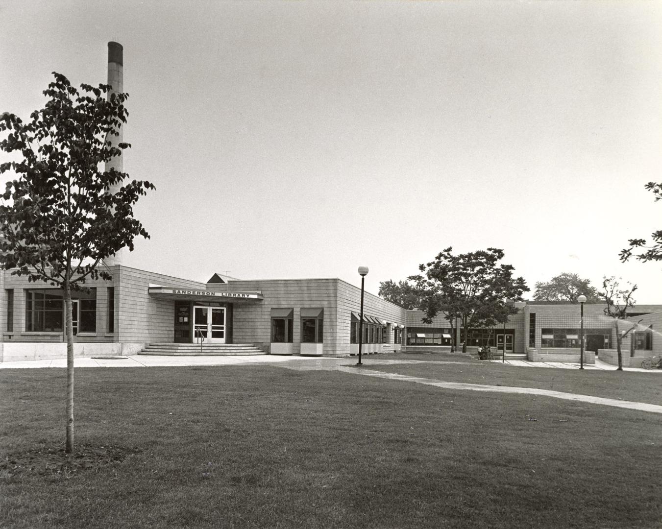 Charles R. Sanderson Branch, Toronto Public Library, Bathurst Street, southeast corner of Dundas Street West, Toronto, Ontario