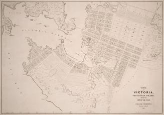 Town of Victoria, Vancouver Island from the official map