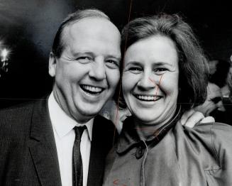 NDP winning pair, Jim and Margaret Renwick won as a husband-and-wife team in the Riverdale and Scarborough Centre ridings. They are first to turn the trick