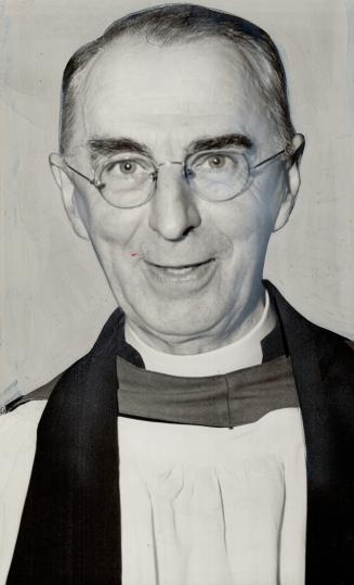 Dean of Toronto, Very Rev. C. E. Riley, seen here took part in the ceremonies