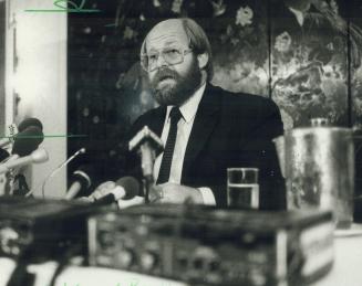 Charged with fraud: Andrew Markle, left, Bill Player, centre, and Leonard Rosenberg are among seven men charged with 82 counts of fraud in connection with Seaway and Greymac trust