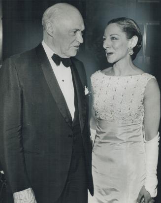 Celia Franca and Lt.-Gov. Earl Rowe