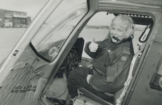 Going places. Toronto Mayor June Rowlands is set for a tour of the city in an observation helicopter yesterday, thanks to the 400 City of Toronto Squa(...)