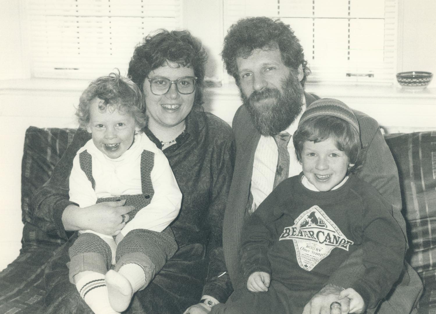 Though John McInnis, right, won maternity benefits after the birth of daughter Loretta, Shalom Schachter, above, is still fighting for benefits to hel(...)