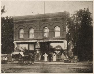 John Atkinson &amp; Sons store and Bedford Park Post Office, Yonge Street, southwest corner of …