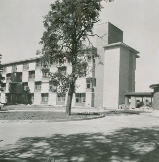 New Guelph general hospital nursing school was opened yesterday by Hon