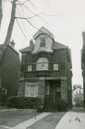 A large three-storey house.