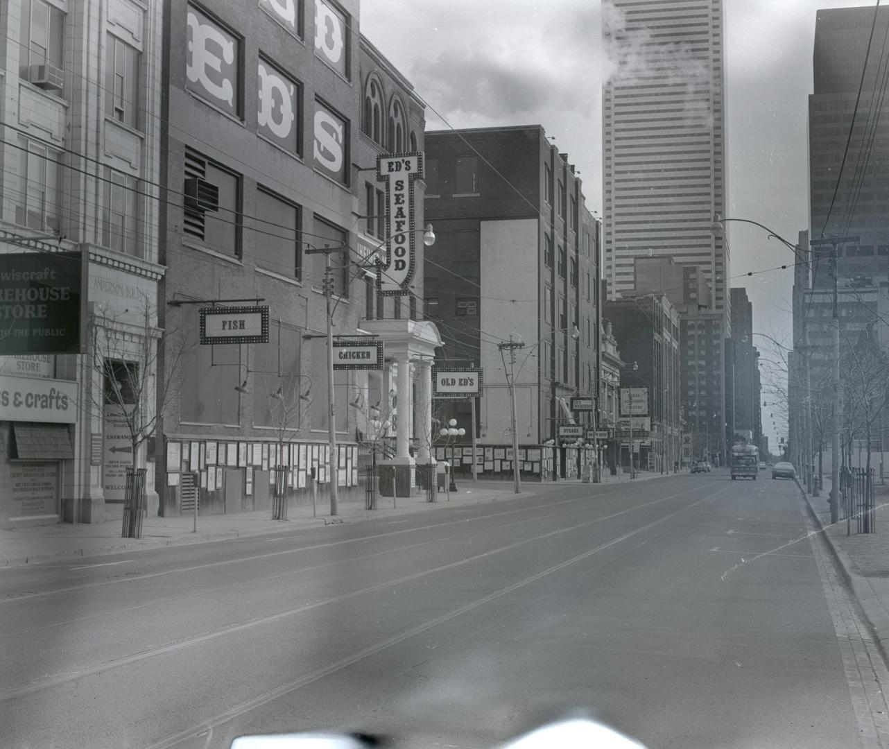 King Street West, north side looking east towards Simcoe St