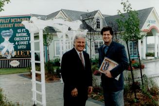 Tony Auciello (L) with son Desi