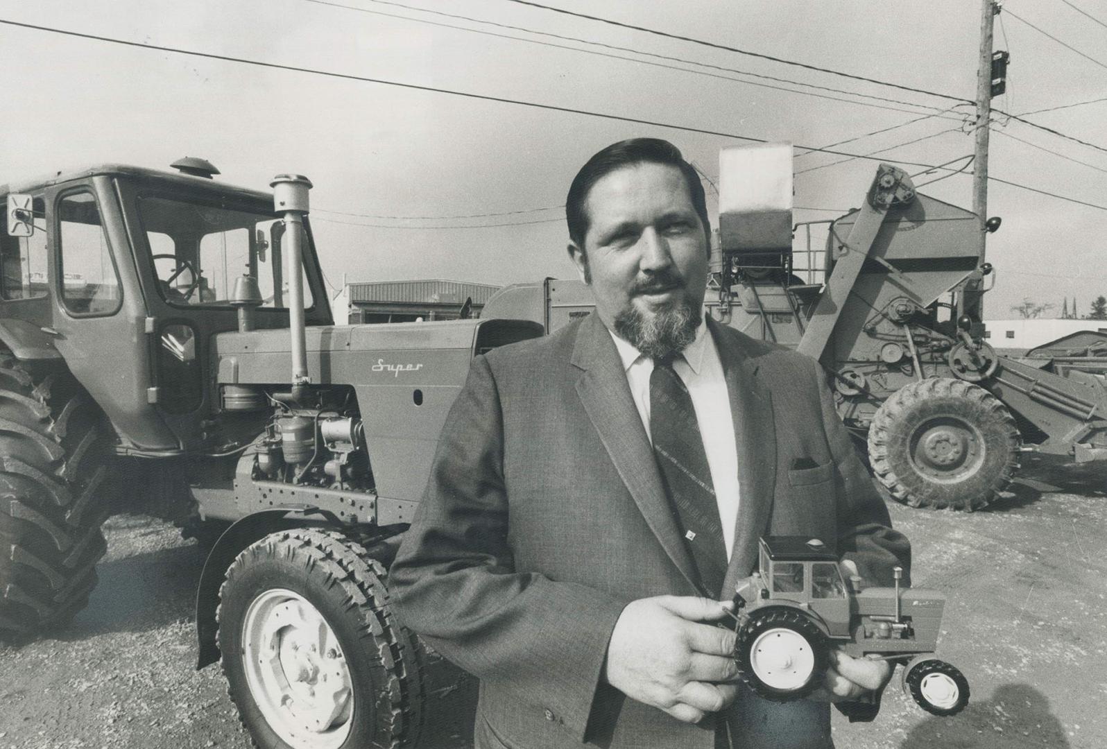 Invisible wall of opposition greeted bearded Mike Bazilli when he imported 50 Russian diesel tractors to Oakville last spring. He says farmers couldn't get bank loans to buy them, publications refused his ads and other machinery companies cancelled their distribution agreements with him.