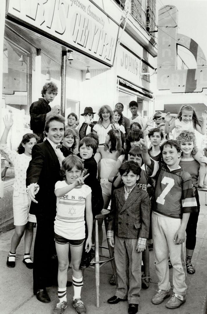 A former shoeshine boy, David Blackmore, left, is now known as the 'Pied Piper of Cabbagetown'. He founded the Cabbagetown Community Arts Centre which, he says, 'keeps kids out of the kind of trouble I used to get into.'