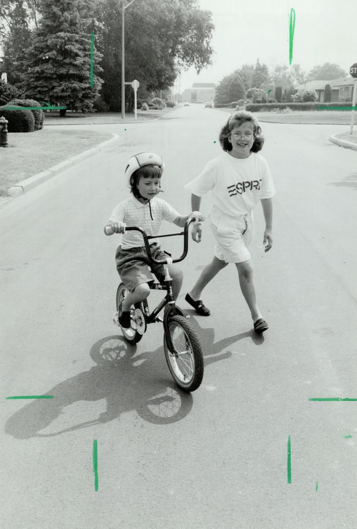 David Blum: The five-year-old, seen here with sister Asher, 11, was profoundly deaf until he received a special ear implant in the U.S.