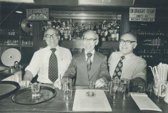 For Christie brothers George, left, Lou, centre and Alex, right, serving horsemen remains a family affair