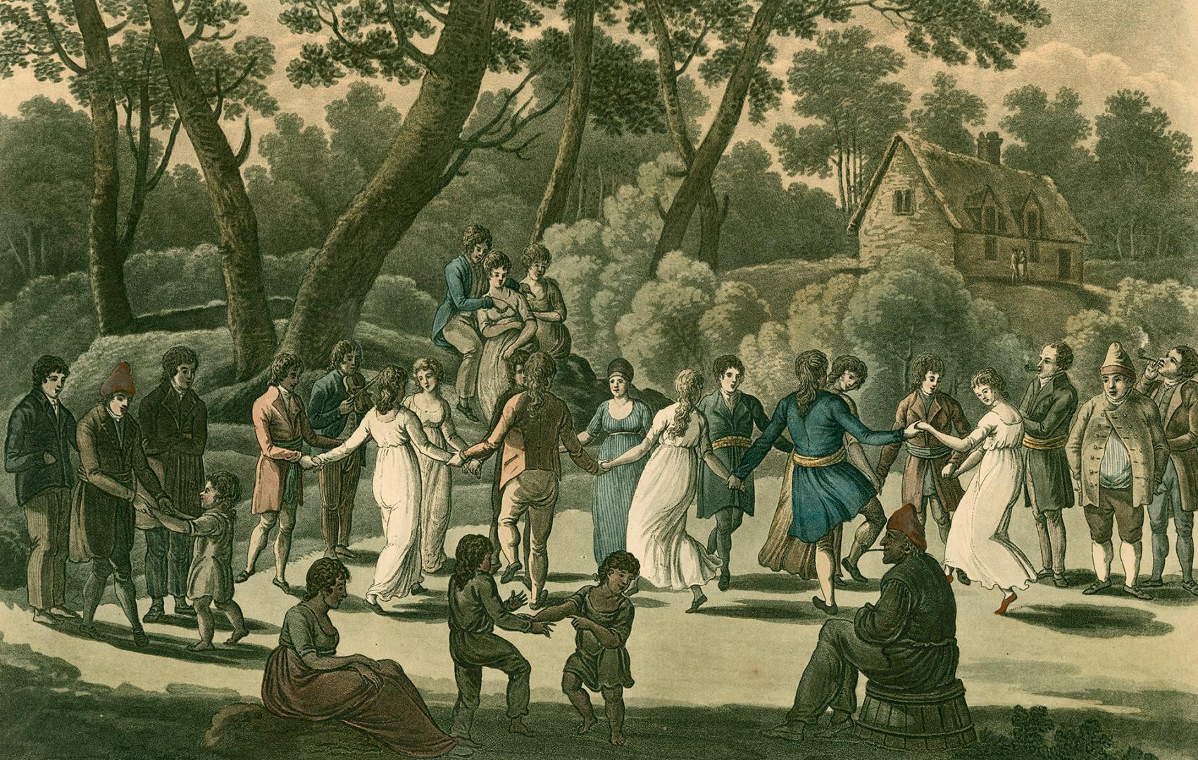 La Danse Ronde, Circular Dance of the Canadians (Québec)