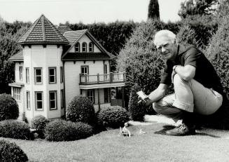 Guiding spirit behind Cullen Gardens and Miniature Village, a fantasyland just north of Whitby, is Len Cullen, 60, president of Weall and Cullen Nurseries. Each of the buildngs cost an average of $5,000 and there are 600 village 'people'.