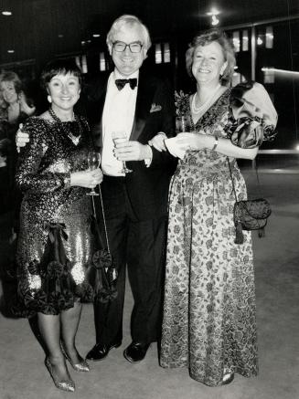 Fritzi Williams, left, joins new general director Brian Dickie and Margo Bindhardt, chairman of the Canadian Opera Company's President Council.