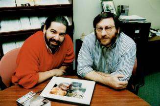 Neighbourly love: Executive vice-president Avrum Rosensweig, left, and president Stephen Epstein.