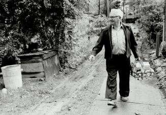 Final run: Percy Emslie is retiring after delivering milk on the Toronto Islands since 1949.