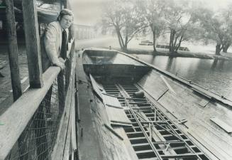 On board the Trillium is Mike Filey, a member of the Toronto Historical Board which asks Metro Council to approvev the feasibility study on restoring the ferry. A 1965 study estimated it would cost about $250,000. FIley estimates it would cost more than t