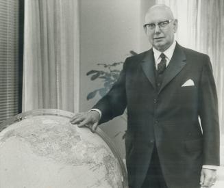 On a clear day Harold Melvin Griffith, president of Steel Company of Canada, can sit in his office on the 38th floor of the Royal Trust Tower and watch smoke drift from Stelco's main works in Hamilton