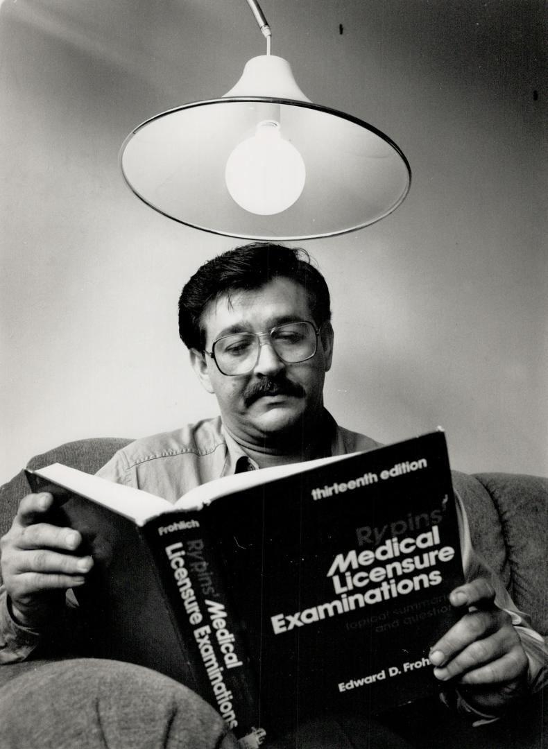 Still studying: Francisco Guerra was a gynecologist before he fled Nicaragua four years ago