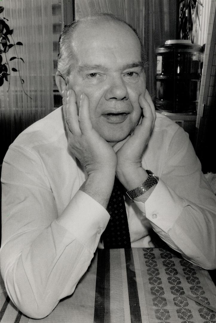 Out of job: Henry Hayek, Harold Ballard's wheelchair pusher who was fired on Monday, says Ballard's companion, Yolanda, is to blame.