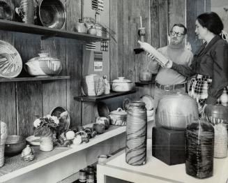 Elegant oots on display, Husband and wife team of Jack and Lorraine Herman are holding an exhibition of their work at the Canadian Guild of Potters, 100 Avenue Rd