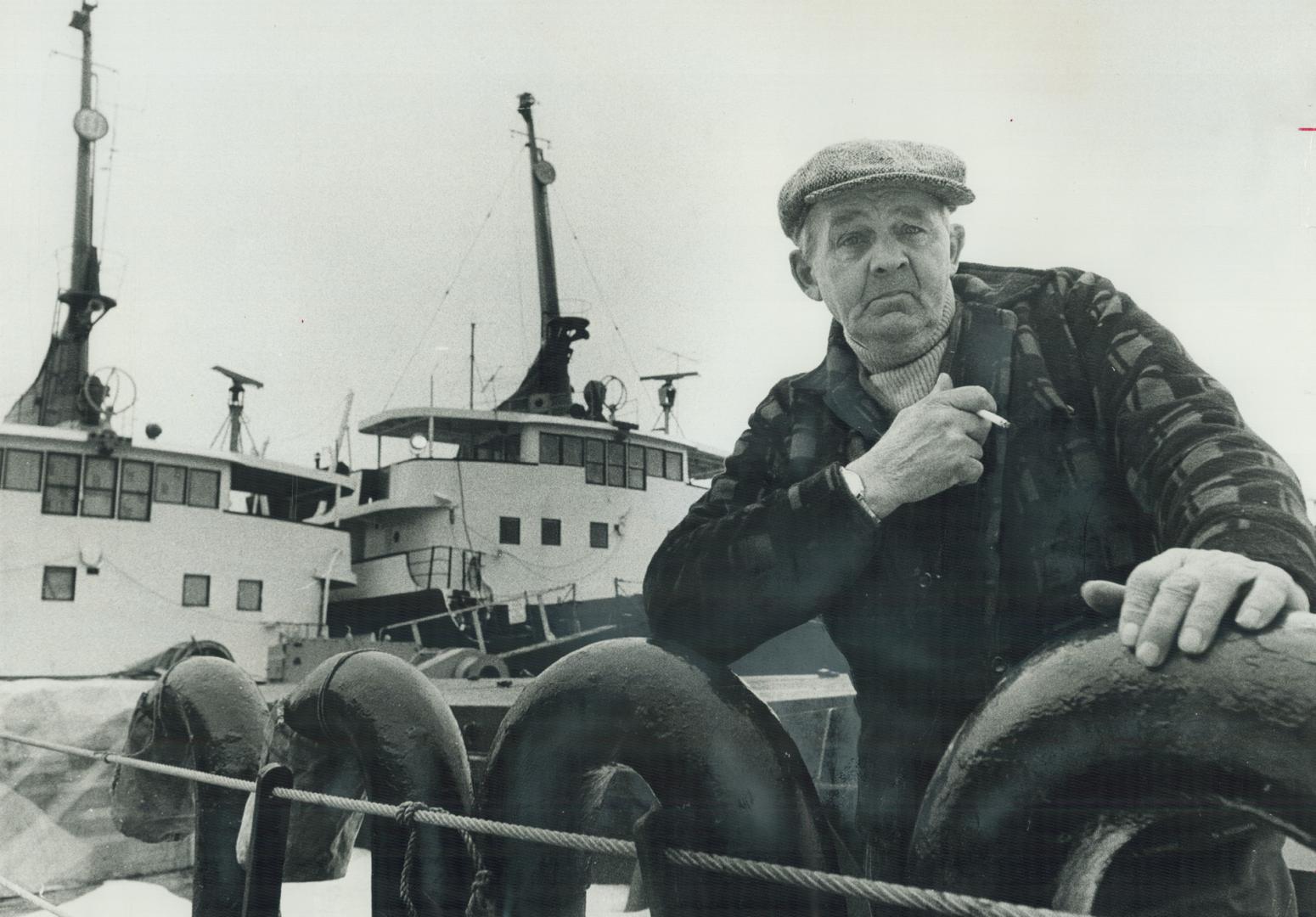 Keeping watch on his ships, the Franquelin, Shelter Bay, and New York News, docked for the winter at the foot of Yonge St