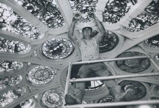 Great-Great-Grampa would be pleased: Andrew McCausland has won the job of restoring the unique stained glass dome created by his predecessor, Joseph McCausland, in 1886 at Yonge and Front streets