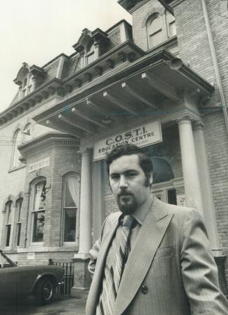 Robert Marino stands in front of the Italian community education centre on Beverley St