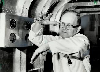 It's like this: Brian McGrath, a teacher of aerospace manufacturing at Scarborough's Centennial College, gestures to explain the air flow over a craft