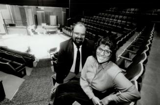 Wonderful venue': John MacLean, Keswick library's chief executive officer and Louann Sanders, manager of the theatre attached to the library, are proud of the success of the theatre, which critics once said would be a white elephant