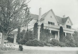 The Mulock home is one of six houses in King Township which will be open Thursday afternoon on a tour of country homes sponsored by the Ontario Humane Society