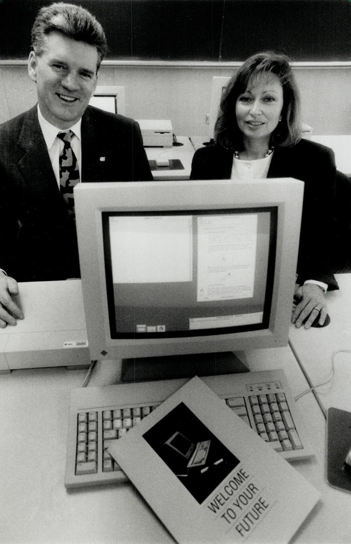 High-Tech teachers: Doug and Carol Morley run the Institute for Computer Studies in North York which delivers crash courses to applicants who can pass their aptitude test