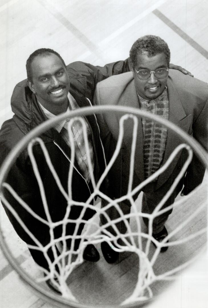 Abdi Mohamoud (left) and Said Ali-Korshel