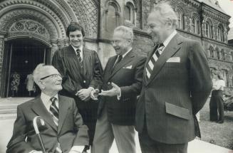 The doctors, from left: Maurice, grandson Bruce, and sons Oscar and Ira