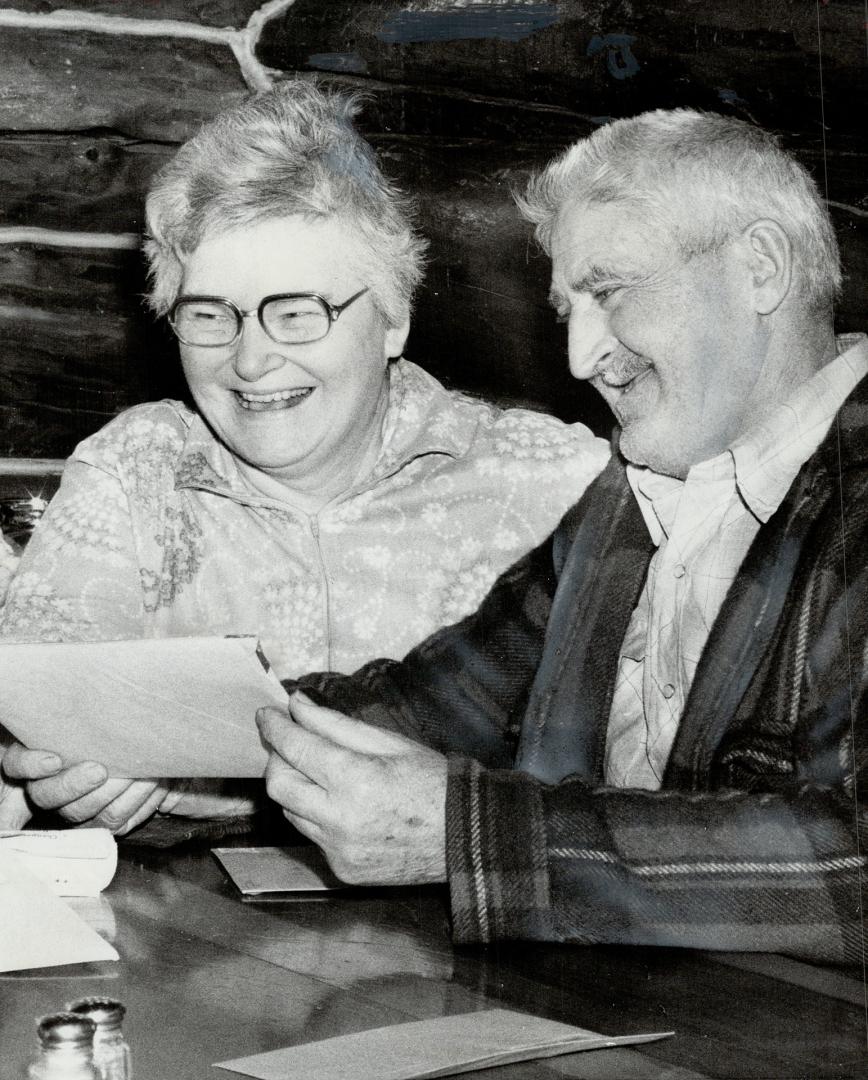 Gertrude and Peter Peloquin have lived year-round for decades - and raised six daughters - in a cabin without hydro or telephone.