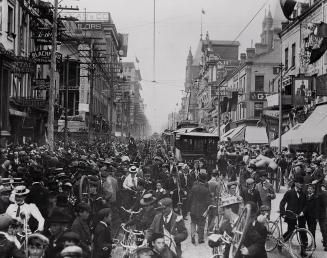 Yonge Street, looking north from south of Adelaide St