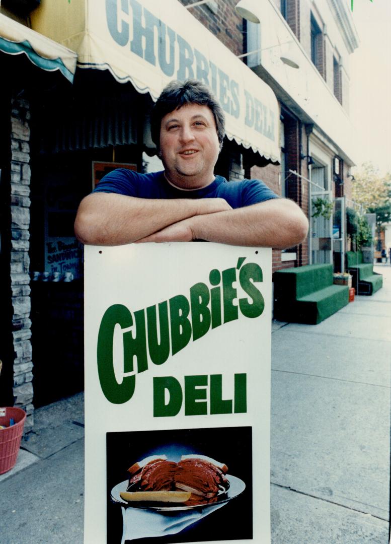 Worried merchants: Peter Ramos is president of the New Toronto merchants' business association and owner of his own deli.