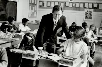 French immersion champion: Edward Rutherford has been principal of Allenby Public School in Toronto since the program was first launched there in 1971