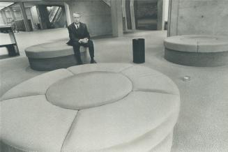 Professor Vello sermat, a psychologist at York University, sits in solitude in the universtiy library