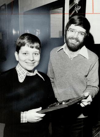 Terry Bezchlibnyk, 12, with Big Brother Gary Schlee.