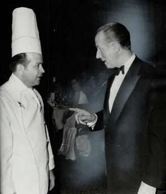 Compliments to the Chef: French Ambassador Pierre Siraud came to Toronto yesterday for a little bit of spring from Normandy