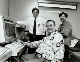 Nucleus: Jacob Slonim, seated, heads IBM Canada's Centre for Advanced Studies