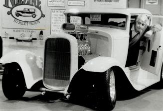 Coupe de thrill: Larry Srigley, who runs Dynamic Street Rods in Oakville, shows off one of his Model A replicas