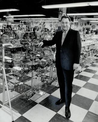 Consumer distributing president Jack Stupp at his Etobicoke headquarters