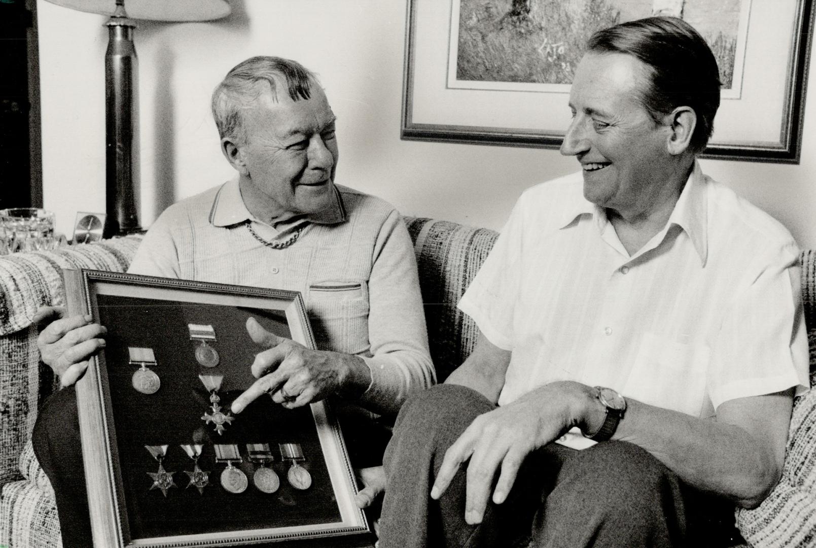 Still angry: Herbert Sutcliffe, left, in the Spadina Rd