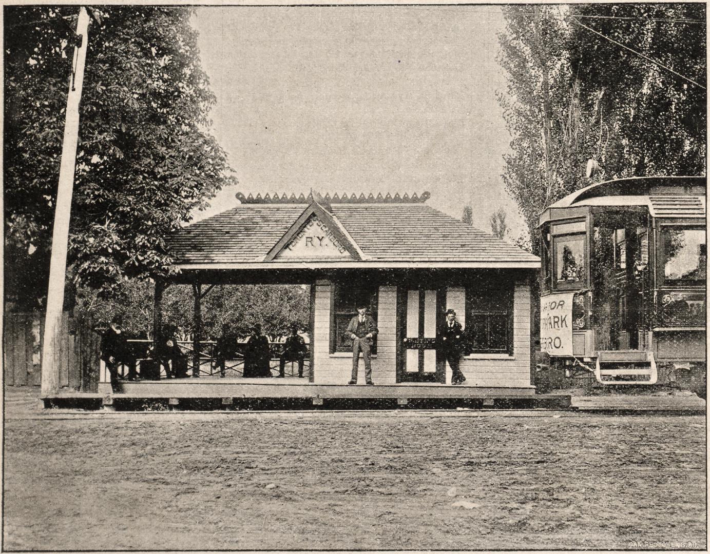 Woodbine Station, Toronto and Scarboro' Electric Railway, Kingston Road at Queen Street East, Toronto, Ont.