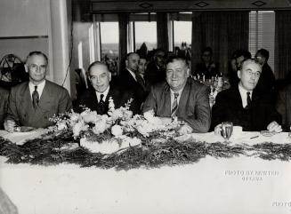 Complementary Dinner to Prime Minister King was attended by all members of parliament and the senate in Ottawa, Tuesday