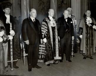 Ancient customs prevail at the lord mayor's luncheon at Mansion House, where both Mr